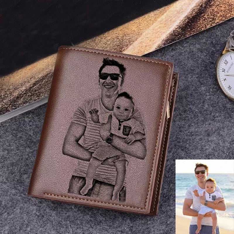 **New Customized Wallets / High Quality PU Leather / Engraved Name Wallets / Personality Wallet