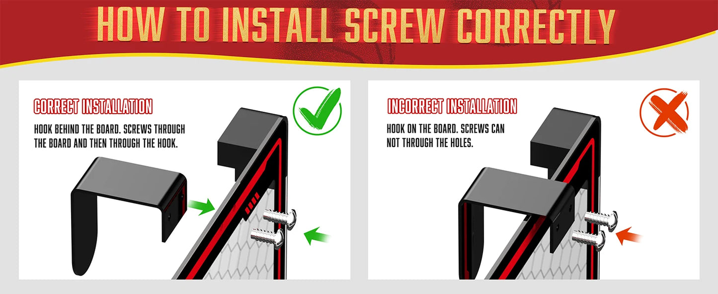 Mini Basketball Hoop For Kids / Basketball Hoop Over The Door / Scoreboard / Sports Toys / Gifts f 4 - 10 Year Old Boys and Girls