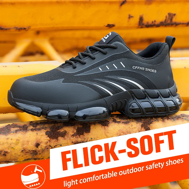 **Breathable / Lightweight and Comfortable / Anti-Smash and Anti-Puncture Safety Shoes