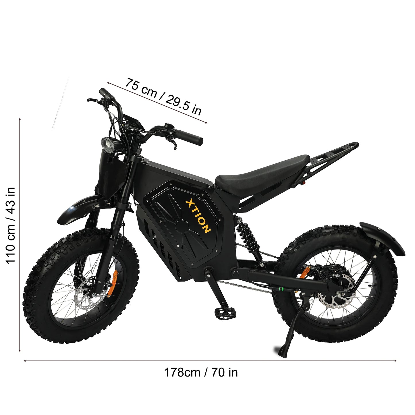 Electric Mountain Bike for Adults / 3000W E-bike / 45 MPH / 60 Miles Range / 60V 25AH Removable Battery / Dual Shock Absorber / E Bike