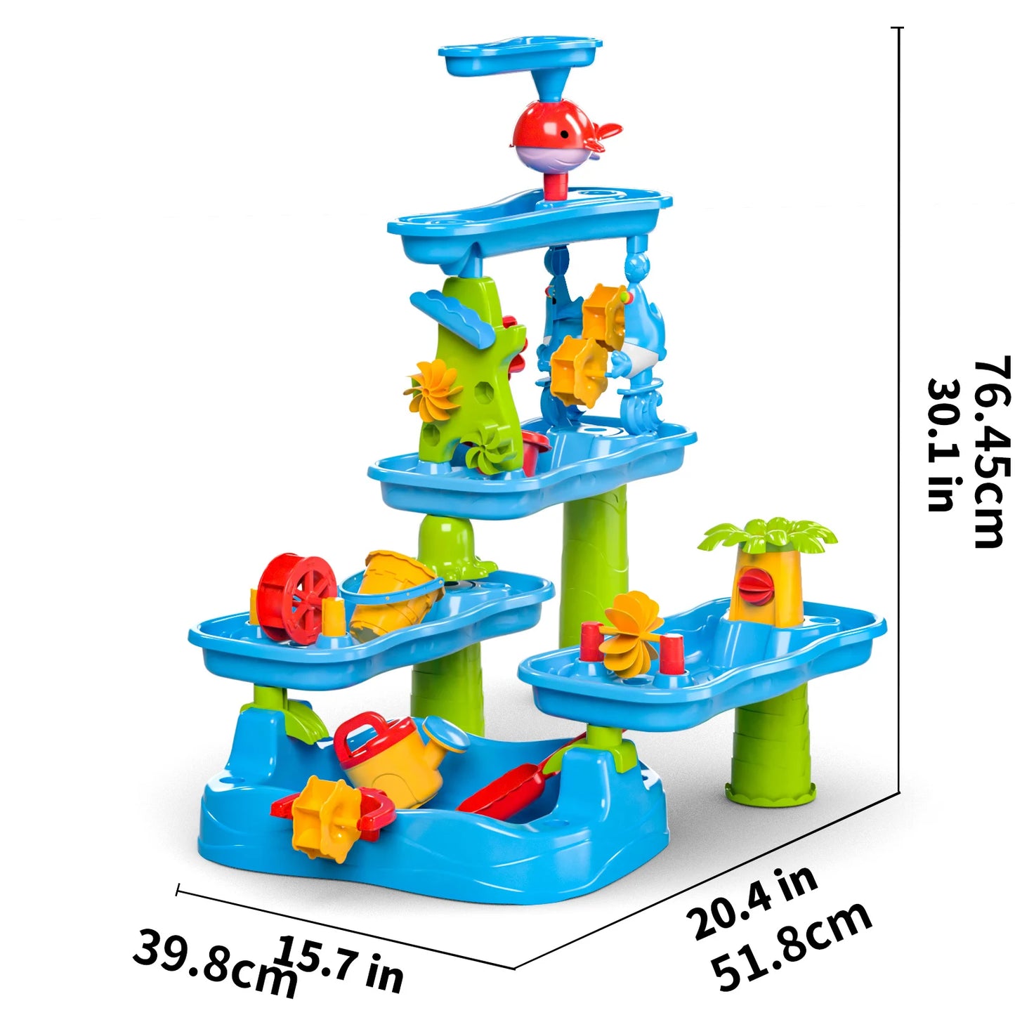 Children's Sand Table and Water Table / 5-layer Outdoor Water Game Toys / Beach Toys