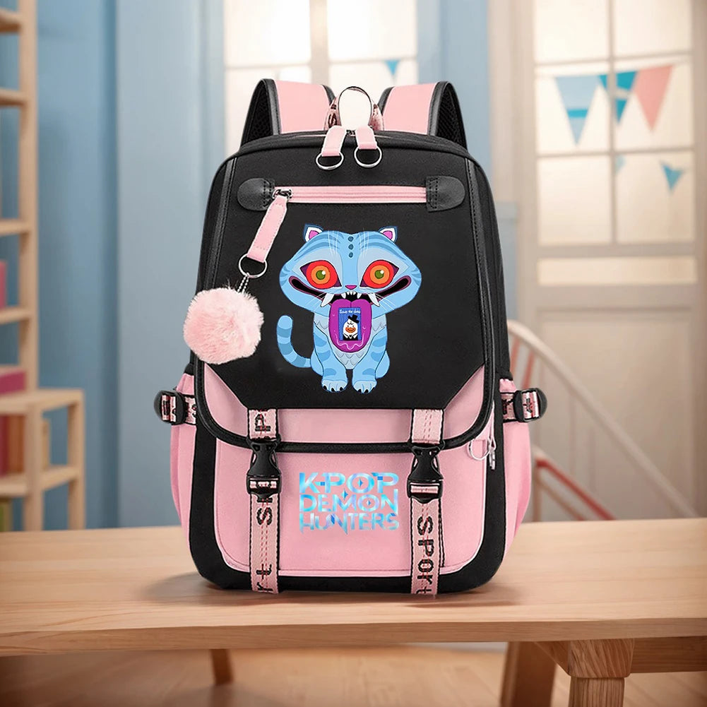 School Backpack for Students / KPop Demon Hunters / Daily Backpack / 2025 Hot Movie Print / Backpacks for Girl Outdoor Sport / School Bag
