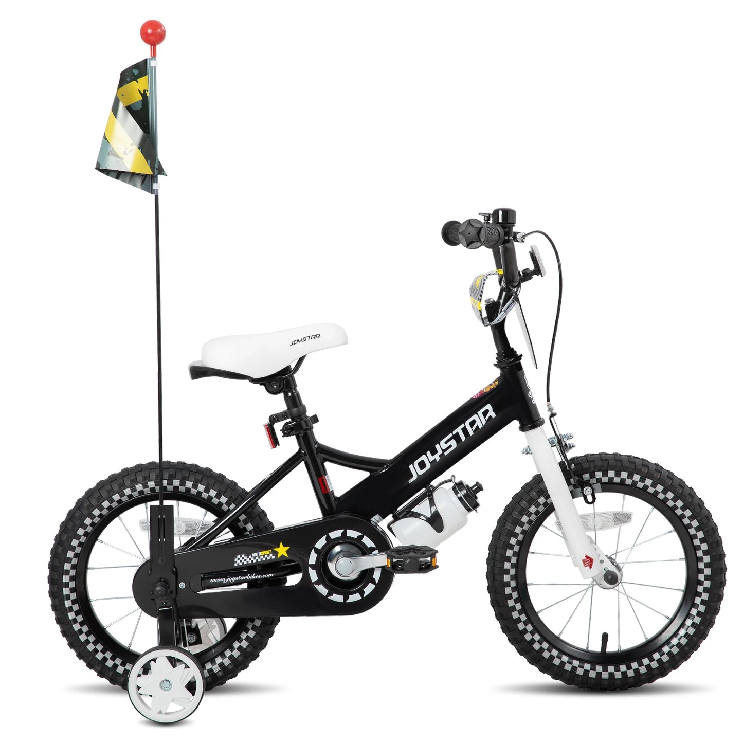 Kids Bike for Ages 2-7 Years / Also Bikes with 12" 14" 16" Inch Wheels / Girls Bikes with Doll Seat & Streamers / Boys Bike with Flag & Plate