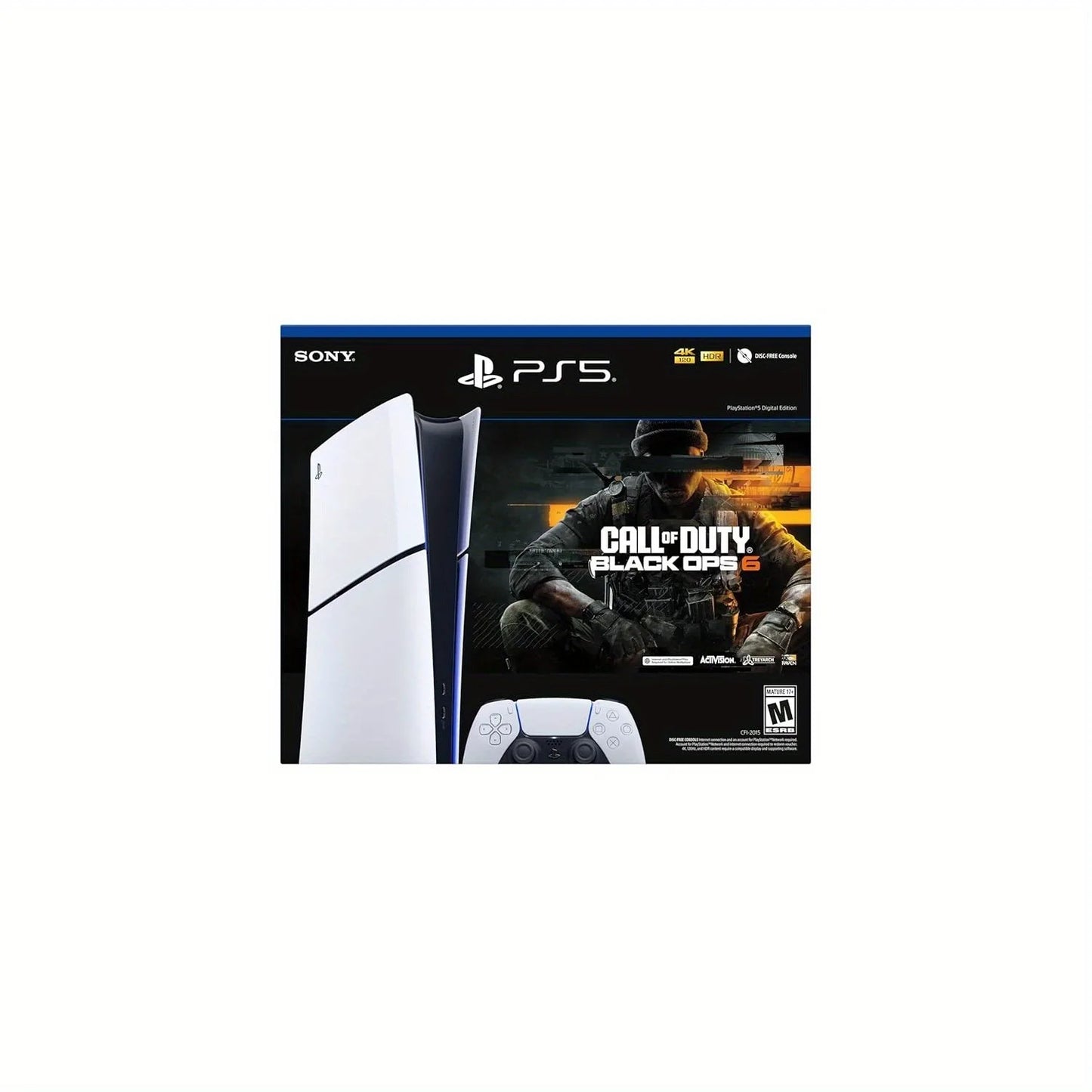 CM***Playstation 5 Digital Edition / Call of Duty: Black Ops 6 Bundle (model group – slim)
