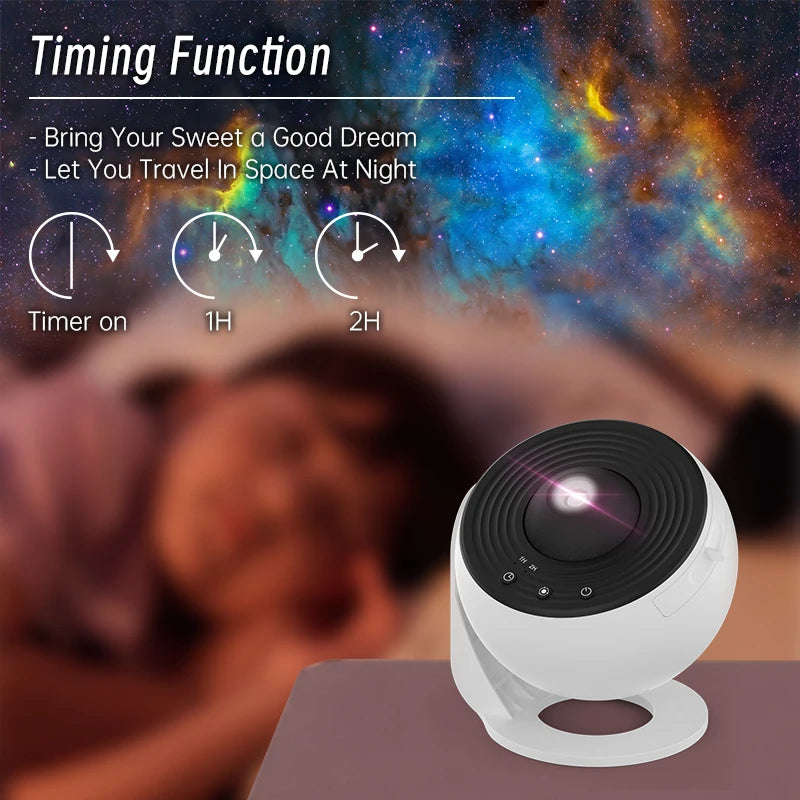 Night Light /  Galaxy Projector /  Starry Sky Projector / 360° Rotate / Planetarium /  Kid's Bedroom  / Gift /  Wedding Deco