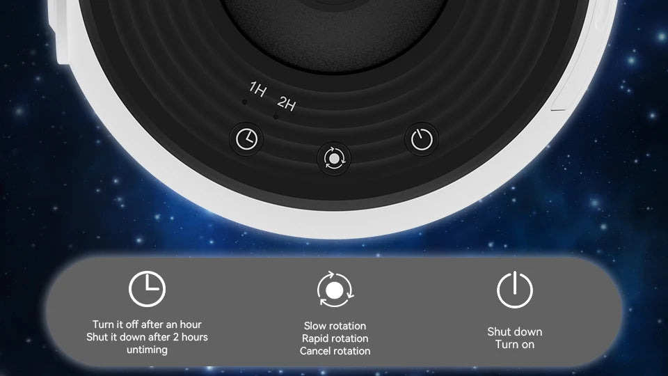 Night Light /  Galaxy Projector /  Starry Sky Projector / 360° Rotate / Planetarium /  Kid's Bedroom  / Gift /  Wedding Deco