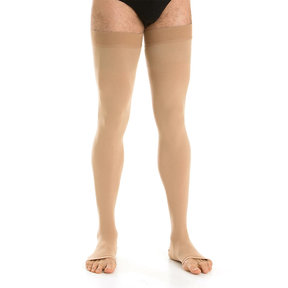 **Compression Stockings / Men Women / Open Toe / 20-30 mmHg Graduated Support Socks DVT / Maternity / Pregnancy / Varicose Veins / Shin Splints