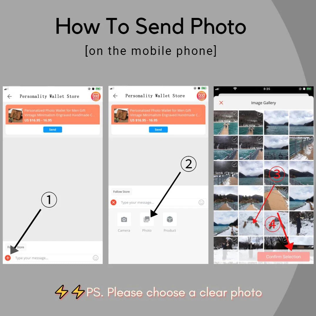 **New Customized Wallets / High Quality PU Leather / Engraved Name Wallets / Personality Wallet