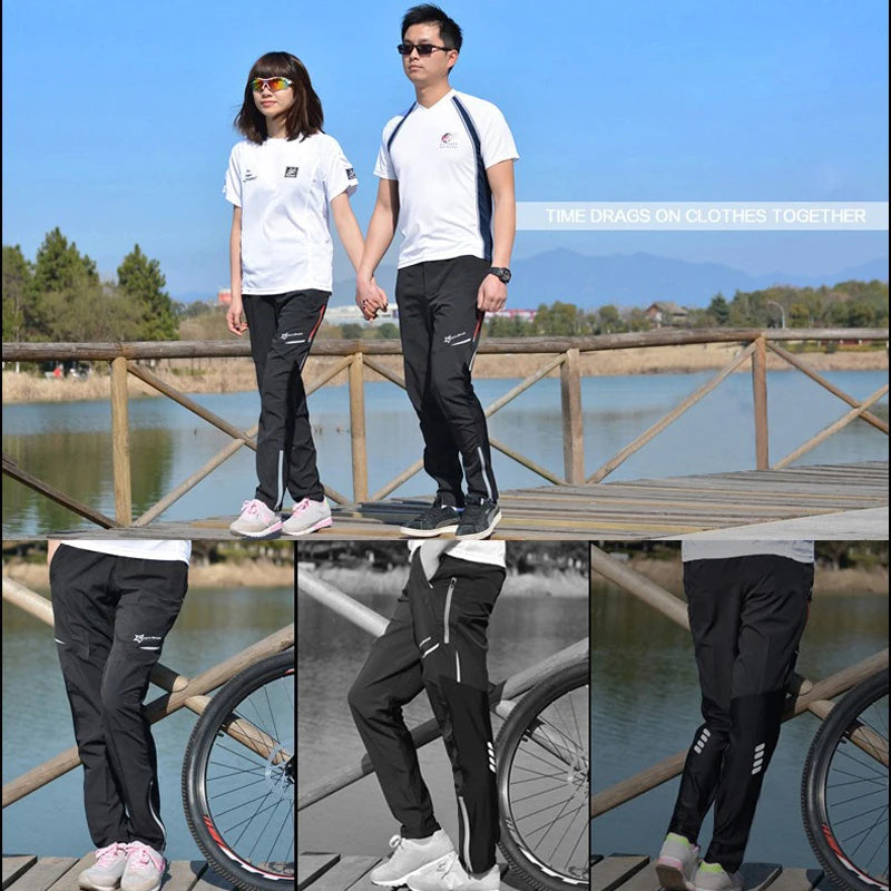 **ROCKBROS Bike Cycling Pants / Men Women Sport / Breathable Summer Reflective Pants / Bicycle / Fishing / Fitness Pants