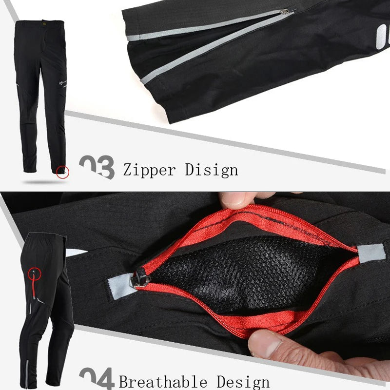 **ROCKBROS Bike Cycling Pants / Men Women Sport / Breathable Summer Reflective Pants / Bicycle / Fishing / Fitness Pants
