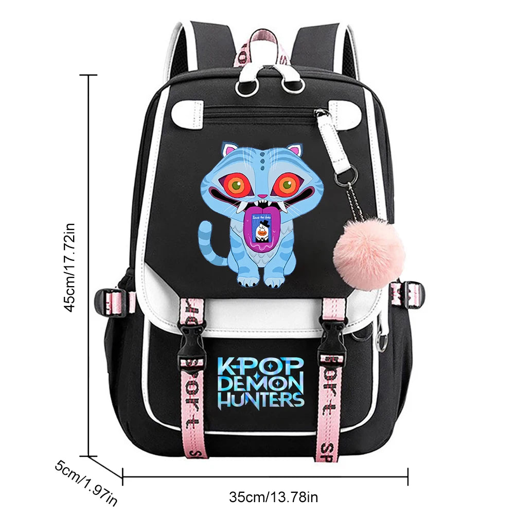 School Backpack for Students / KPop Demon Hunters / Daily Backpack / 2025 Hot Movie Print / Backpacks for Girl Outdoor Sport / School Bag