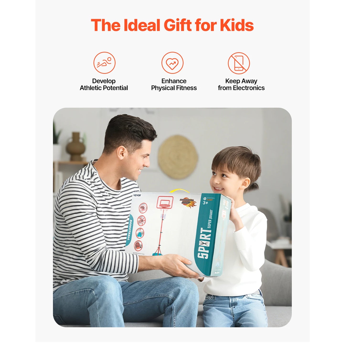 Toddler Adjustable Basketball Hoop
104-190CM Rack for Kids
Outdoor Indoor Ball Sport 
Backboard Rim Shoot
Children Toys