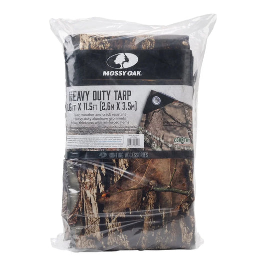 Waterproof Hunting Camo Tarp  /  8.6ft x 11.5ft  /  Multi-Purpose PE Tarpaulin /  Durable Concealment /  Reinforced Corners /  Grommets /  Outdoor