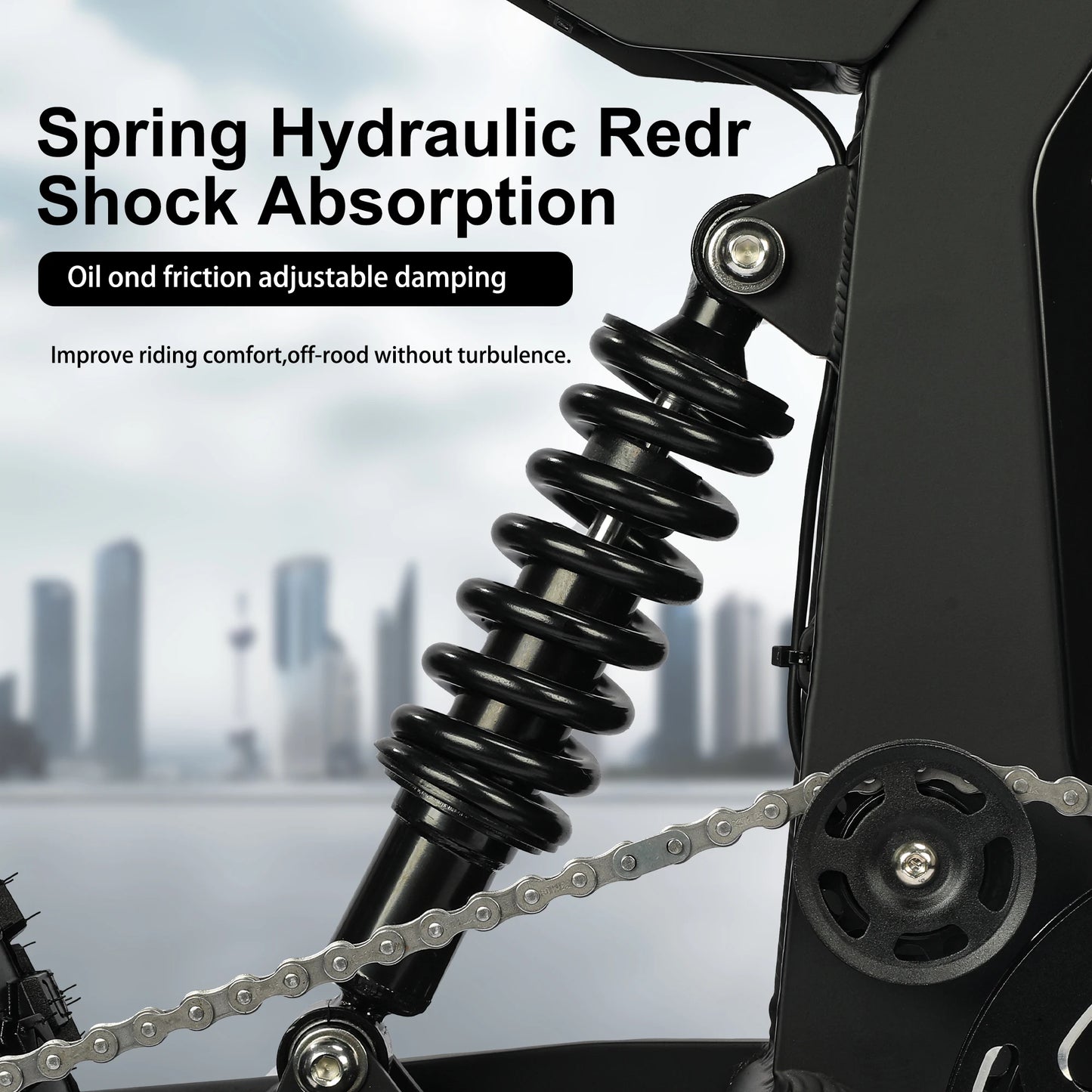 Electric Mountain Bike for Adults /  3000W E-bike  / 45 MPH /  60 Miles Range /  60V 25AH Removable Battery  /  Dual Shock Absorber /  E Bike