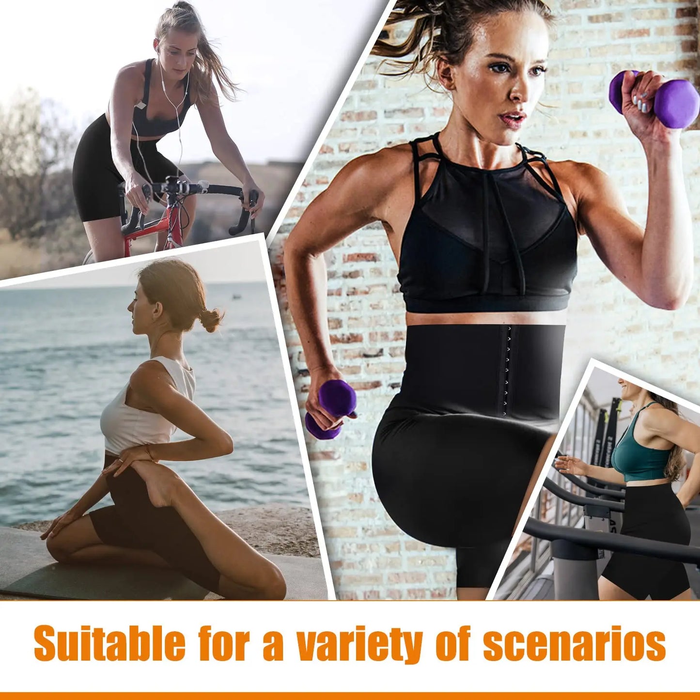 **Sauna Sweat Shapewear / Shorts / Pants / Thigh Workout Suit / Waist Trainer / Weight Loss Sweatsuit / Exercise Fitness Women