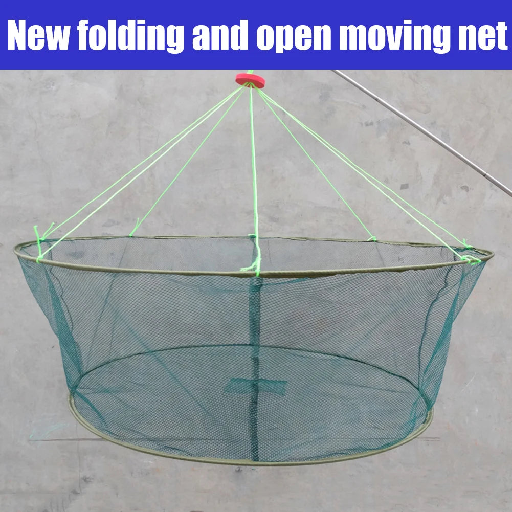 Foldable Crayfish & Shrimp Catcher Tank  /  Portable Prawn, Bait, Crab, & Shrimp Net  /  Crab & Shrimp Trap /  Cage for Catching Fish.  Shrimp. &  Crab
