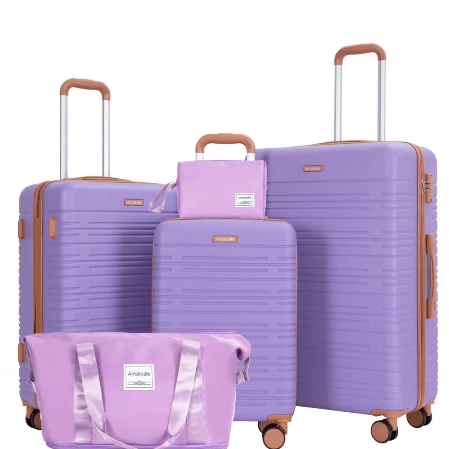**Luggage Sets / 3-Piece Suitcases with Double Spinner Wheels / Suitcase Set / ABS Hard Case Luggage with TSA Lock