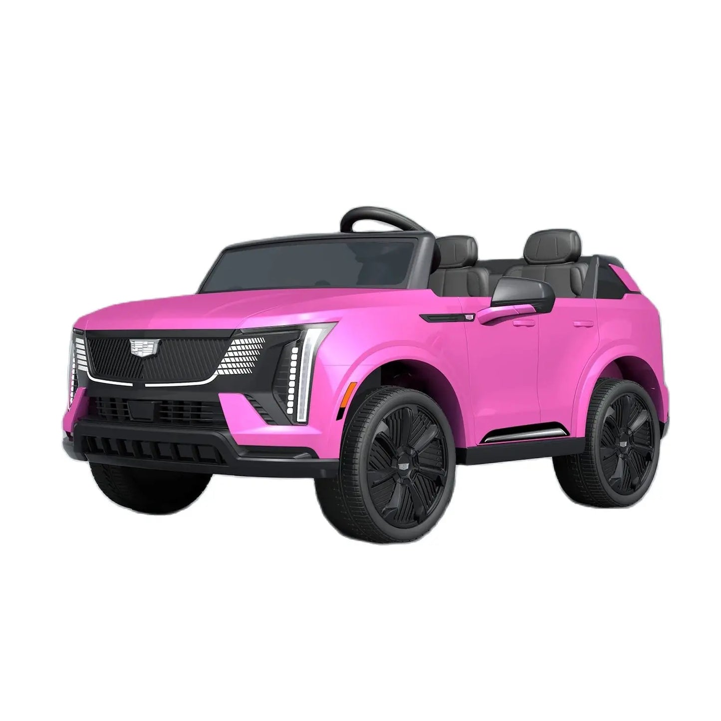 24V Ride On Car  /  Electric Vehicle With Remote Control  /  2 Seater  /  4-Wheel Shock Absorbers /  Smooth Start /  Led Lights  /  For Kids