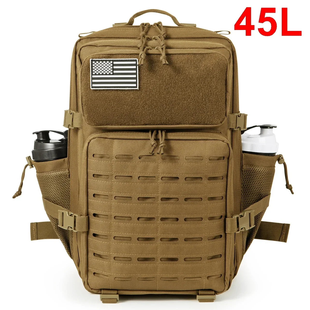 **25L/45L Men's and Women's Tactical Backpacks / Outdoor Activities / Small School Backpacks with Water Bottle Holder