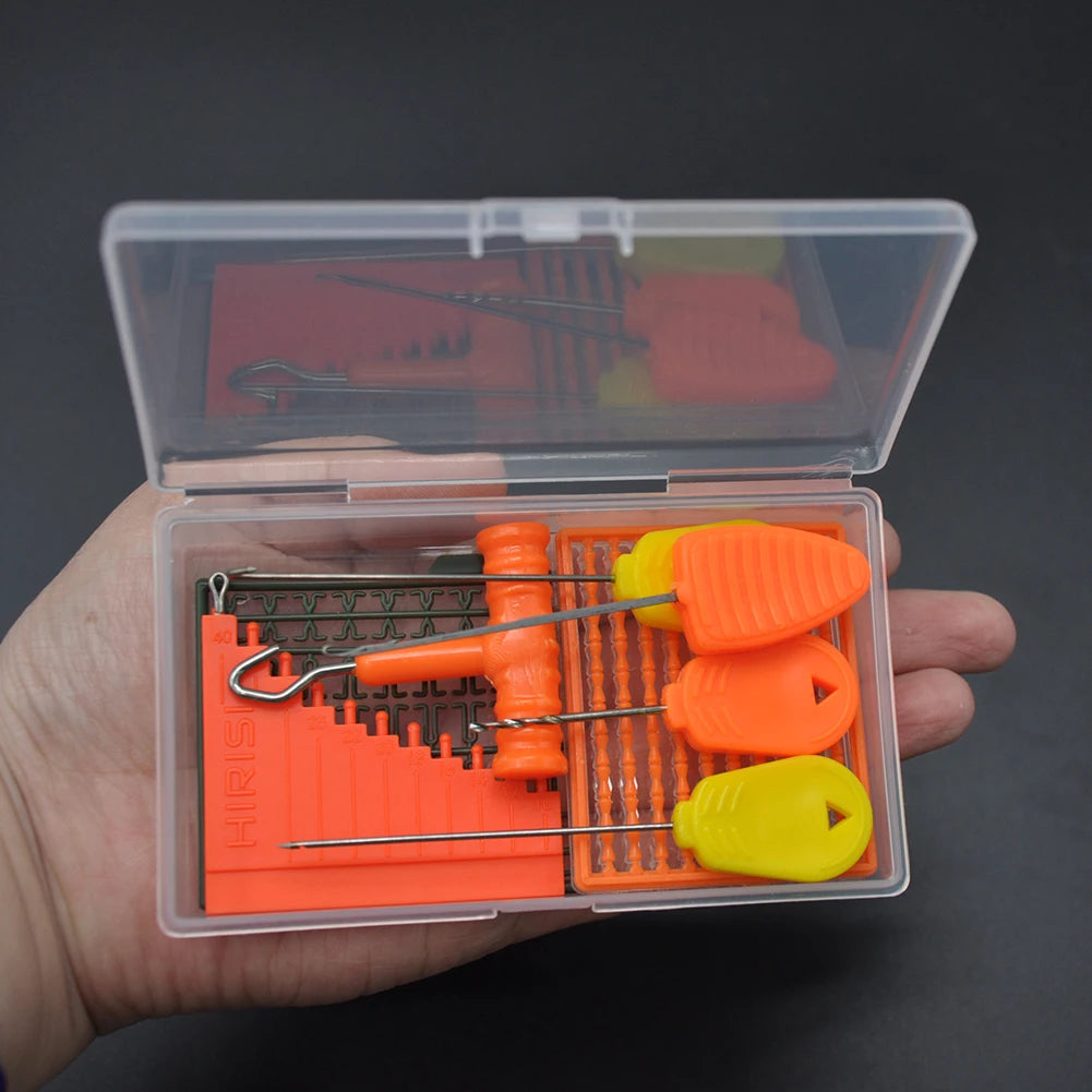 9Pcs Carp Fishing Bait Needle with Box  /  Fishing Bait Needle  /  Tackle Kit /  Baiting Rigging Needle /  Driller  /  Fishing Bait Tools