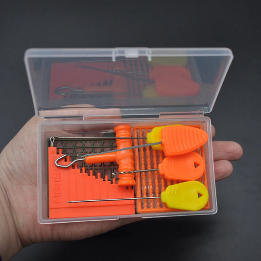 9Pcs Carp Fishing Bait Needle with Box  /  Fishing Bait Needle  /  Tackle Kit /  Baiting Rigging Needle /  Driller  /  Fishing Bait Tools