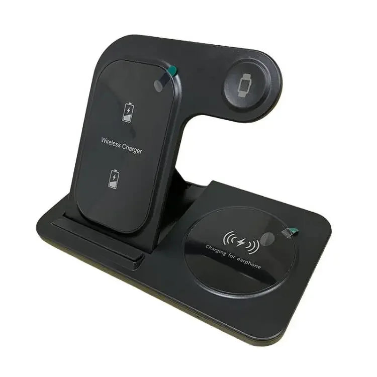 30W 3 in 1 Fast Wireless Charger Stand / Foldable /  for IPhone 15 14 13 12 11 / Apple Watch 9 8 7 6 5 / Airpod Pro