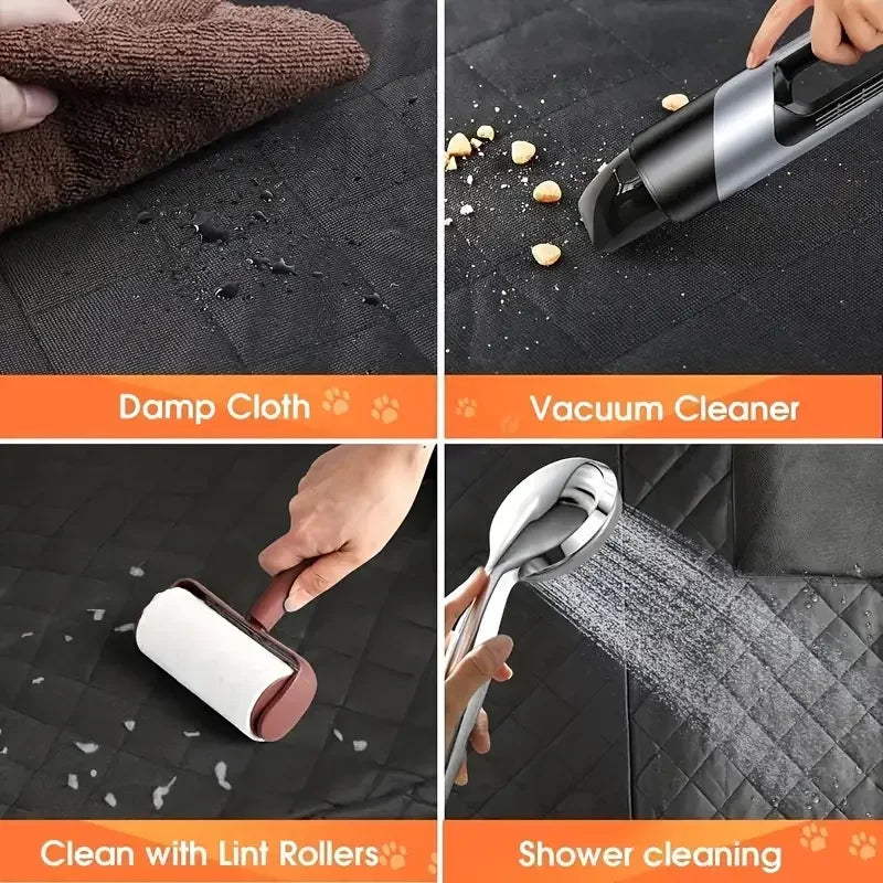 Dog Car Seat Cover for Pets / 100% Waterproof Seat Cover / Hammock / Scratch Proof / Nonslip / Durable / Soft Back Seat Cover for Cars or Trucks