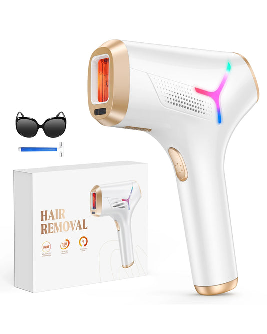 990000 Flashes Laser Hair Removal for Women and Men / IPL Hair Removal for Body, Bikini, and Facial Areas / Painless /  Permanent Hair Removal