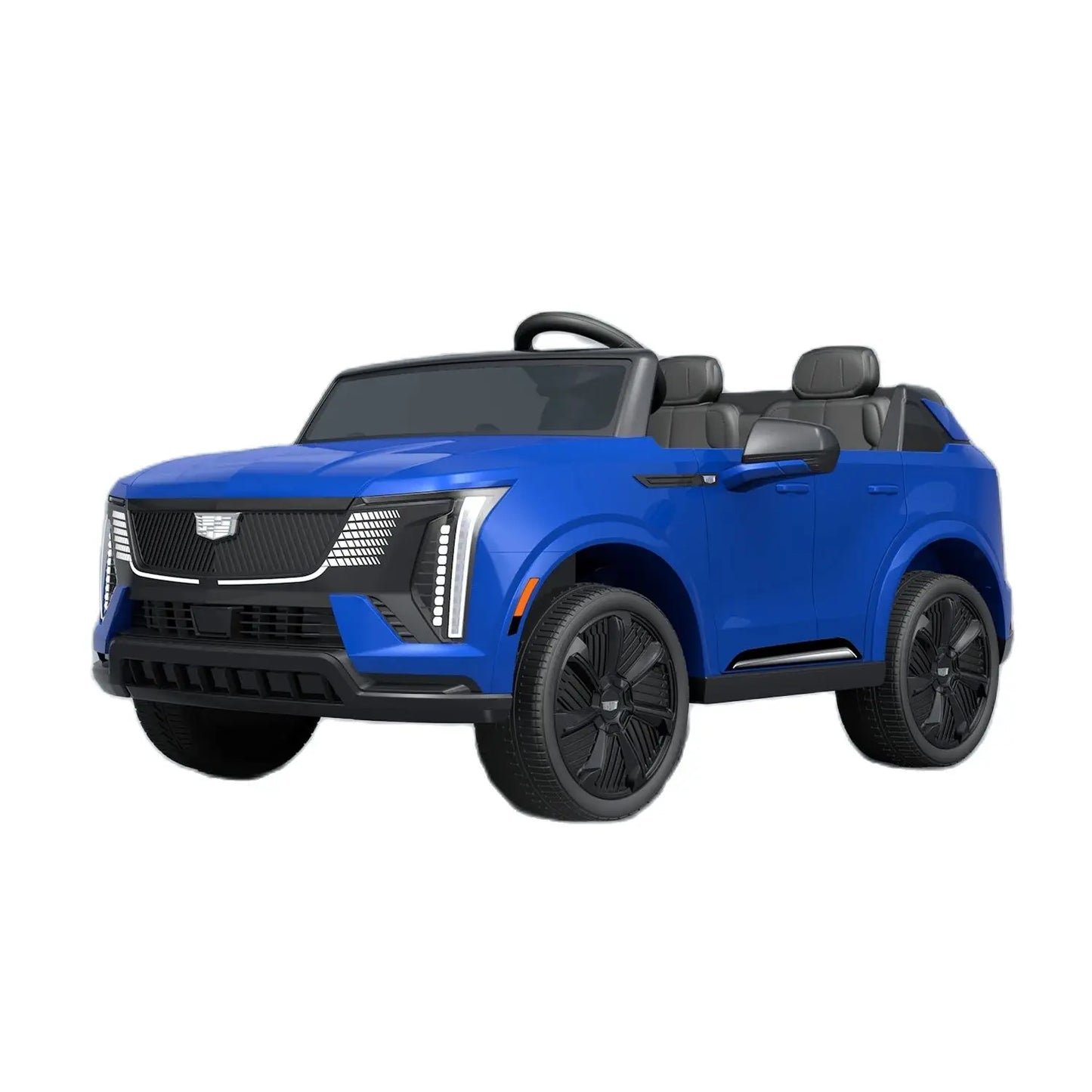 24V Ride On Car  /  Electric Vehicle With Remote Control  /  2 Seater  /  4-Wheel Shock Absorbers /  Smooth Start /  Led Lights  /  For Kids