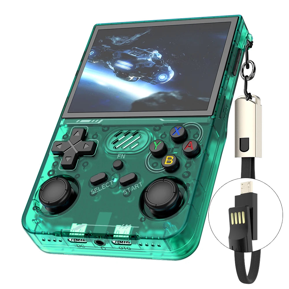 Retro Handheld Console /  Open-Source Linux System /  Built-in WIFI Game Consoles /  3.5inch IPS Screen /  Portable Video Player