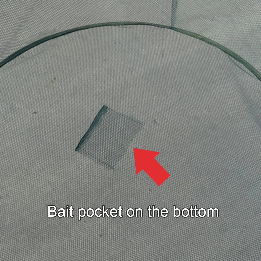 Foldable Crayfish & Shrimp Catcher Tank  /  Portable Prawn, Bait, Crab, & Shrimp Net  /  Crab & Shrimp Trap /  Cage for Catching Fish.  Shrimp. &  Crab