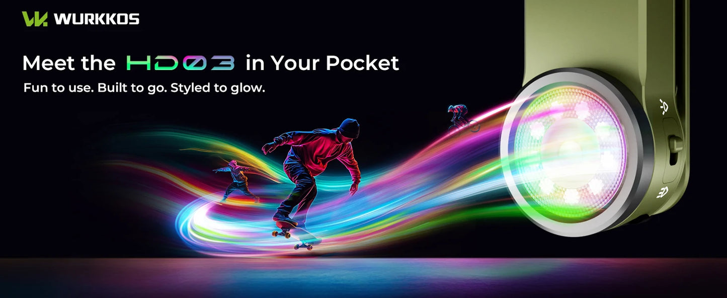 Clip Light  / 680LM USB C  /  Rechargeable Pocket Flashlight  /  Mini Spotlight  /  Floodlight  / Portable EDC RGB Torch with Magnet