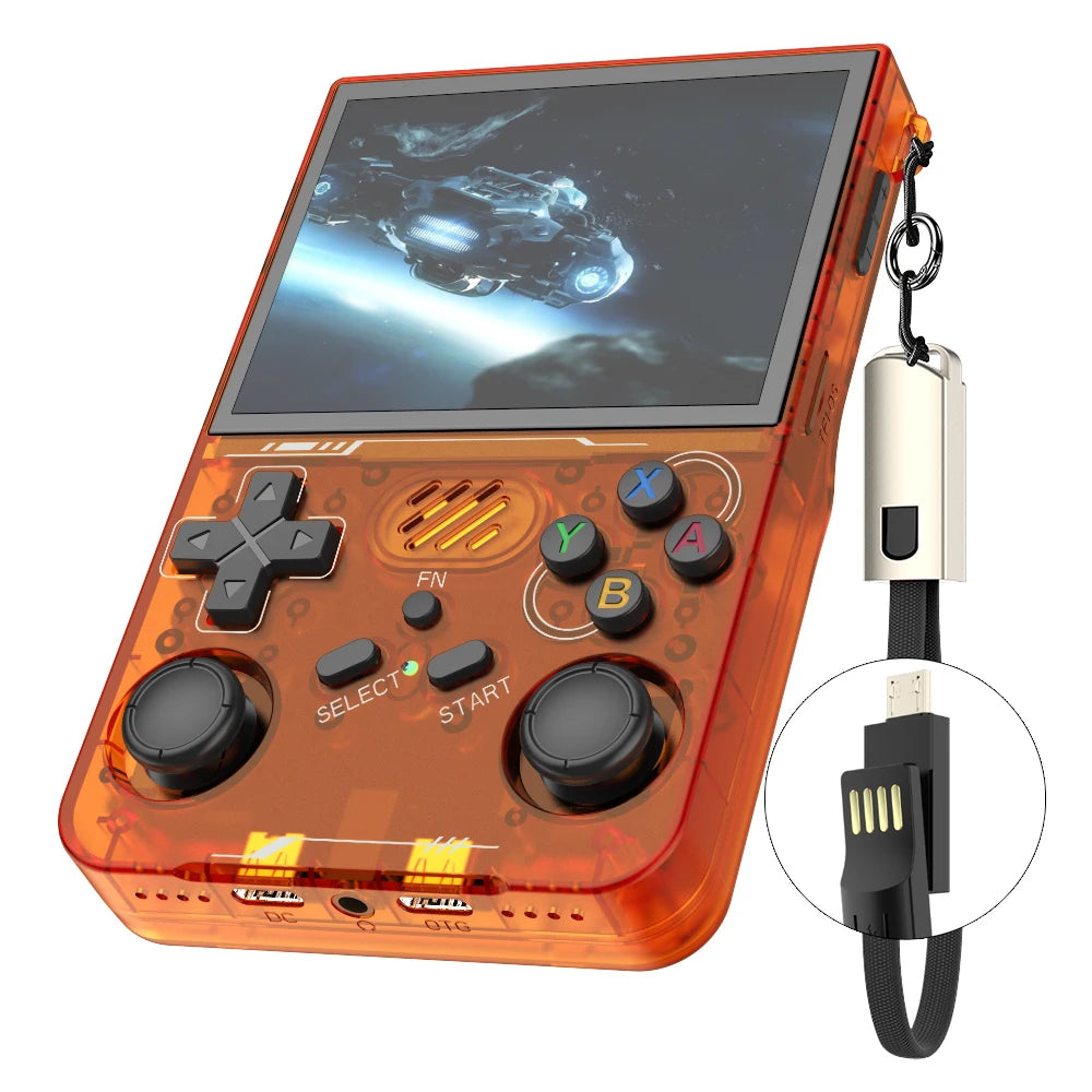 Retro Handheld Console /  Open-Source Linux System /  Built-in WIFI Game Consoles /  3.5inch IPS Screen /  Portable Video Player