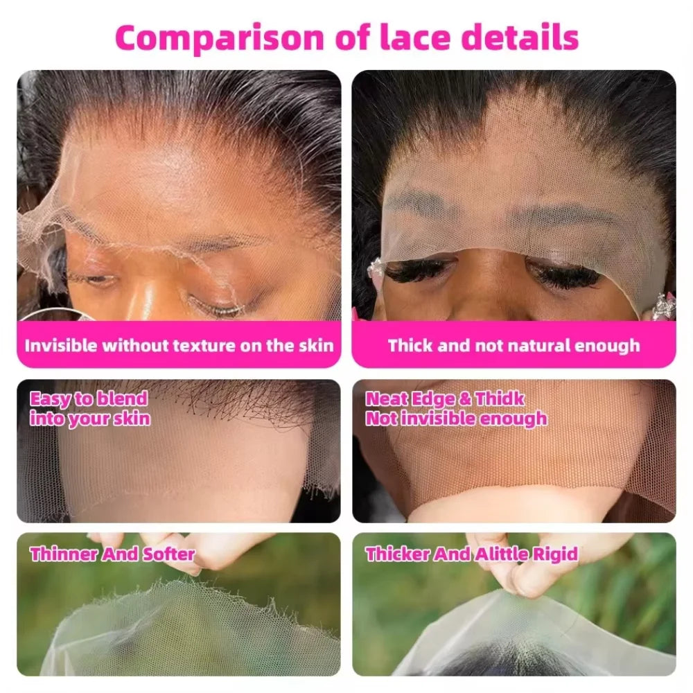 **40 42 46 Inch P4/27 Highlight Ombre Brown / Bone Straight Human Hair  13x6 HD Lace Front Wig / Honey Blonde Colored Wigs For Women