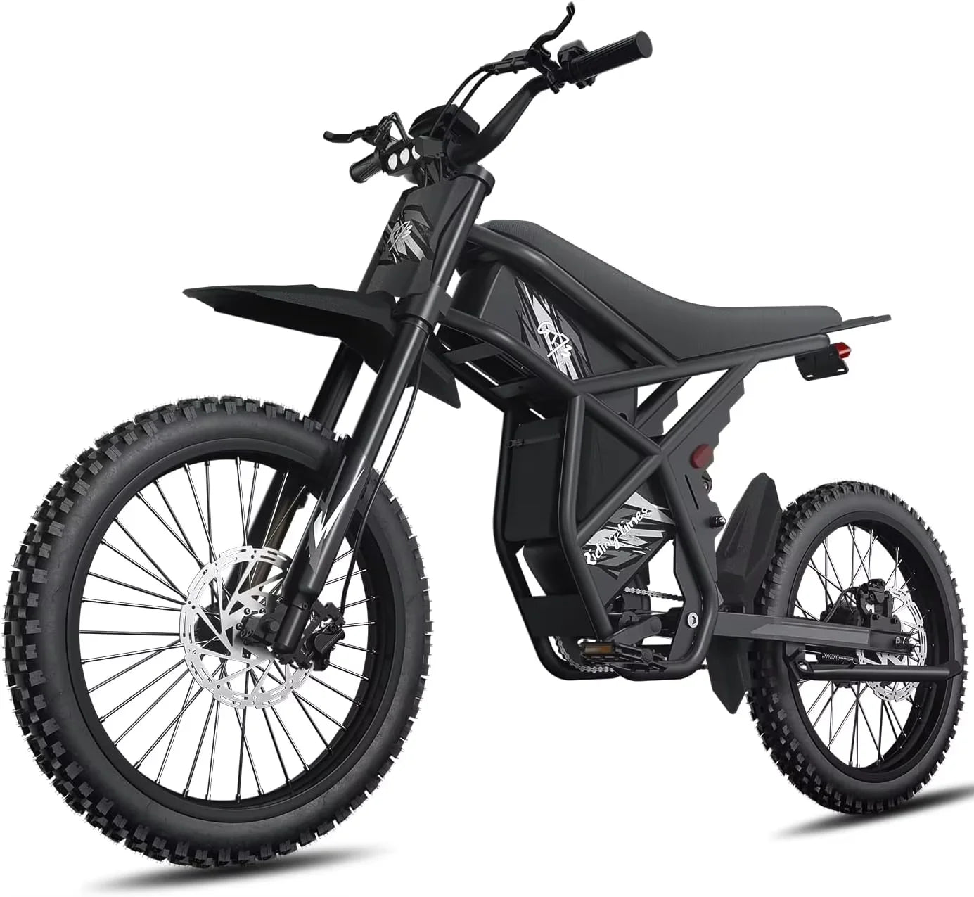 ***ebike GT73 2000W Mountain Off-Road Electric Motorcycle / 25" Tires / 36.4AH Dual Battery / ebike Max 37 mph / Dual Hydraulic Brake s