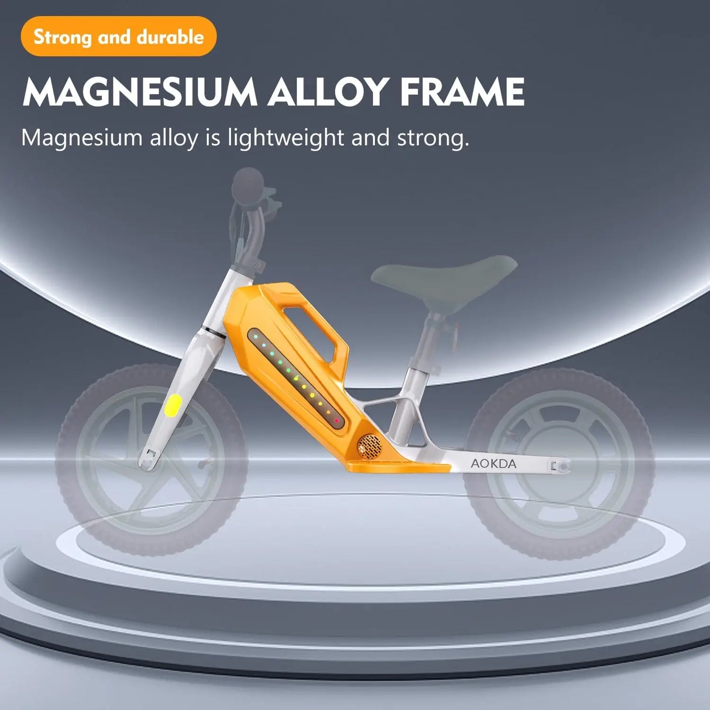 Electric Balance Bikes for Kids / 180W Electric Balance Bike / 12" Pneumatic Tire  / 21.6V/5.2Ah Battery /  Boys & Girls E-Bike / 3-6 Years