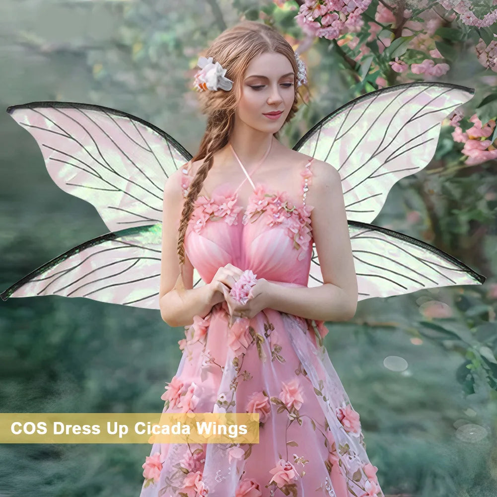 Dress UP  /  Elf  Wings /  Fairy Wings  /  Cosplay /  Wings /  Women  /  Girls /   Butterfly Wings /   Princess /  Angel /  Halloween /  Costumes