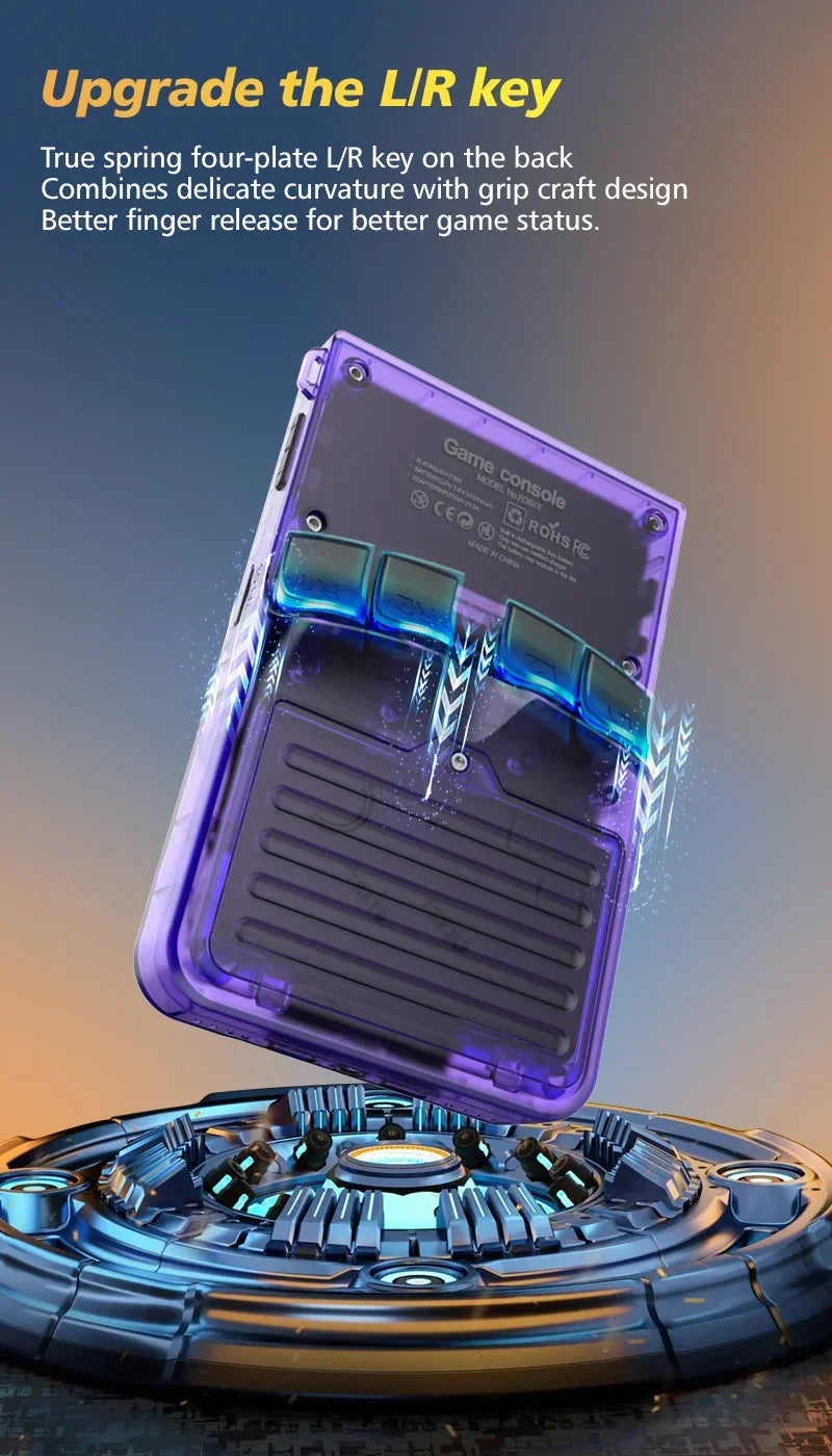 Retro Handheld Console /  Open-Source Linux System /  Built-in WIFI Game Consoles /  3.5inch IPS Screen /  Portable Video Player