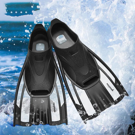 Swimming Diving Fins / Rubber Snorkeling / Professional / Flexible Comfort Non-Slip Swim Flippers / Water Sports / Beach Shoes