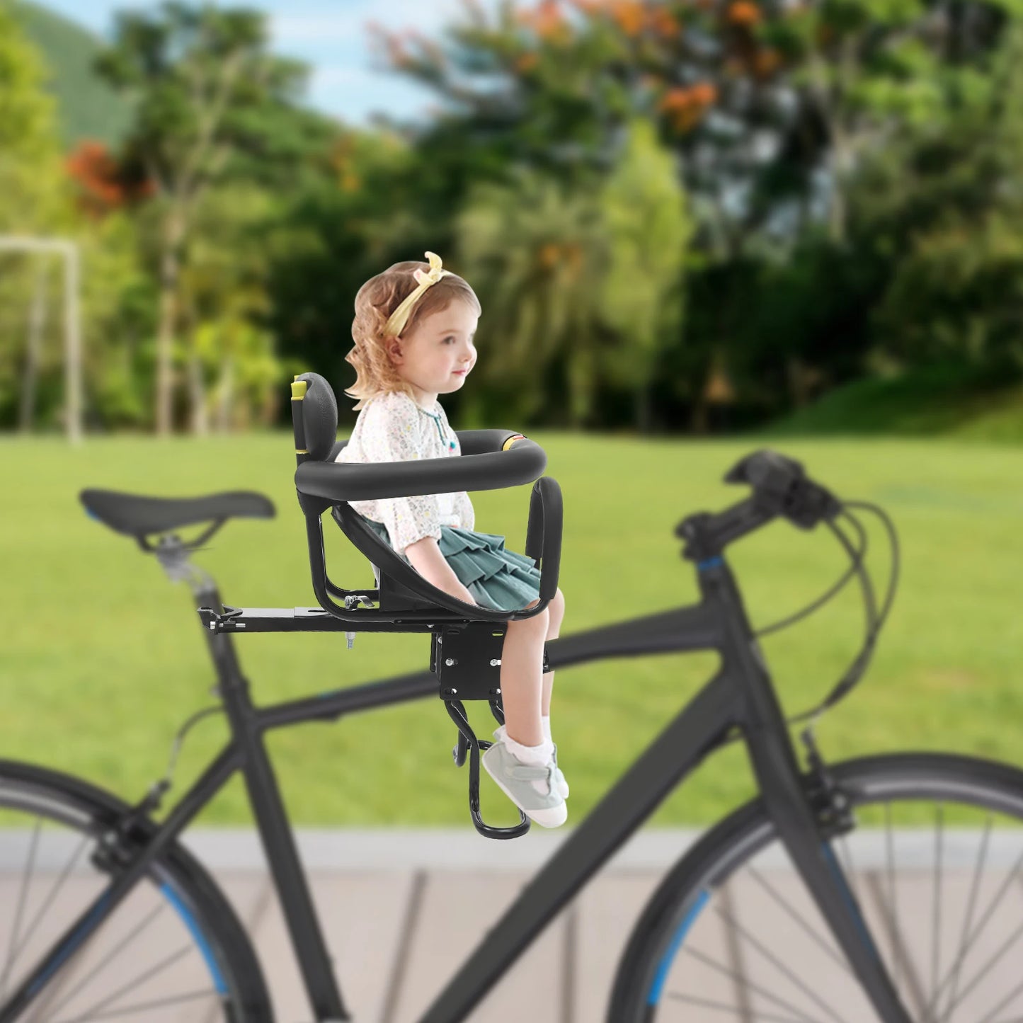 Portable Front Mountain Bike Seats /  Bicycle Child Seat /  Baby Bike Seat /  8 Months - 6 Years Old