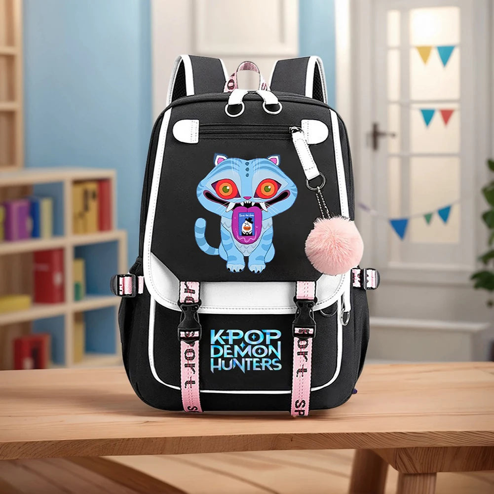 School Backpack for Students / KPop Demon Hunters / Daily Backpack / 2025 Hot Movie Print / Backpacks for Girl Outdoor Sport / School Bag
