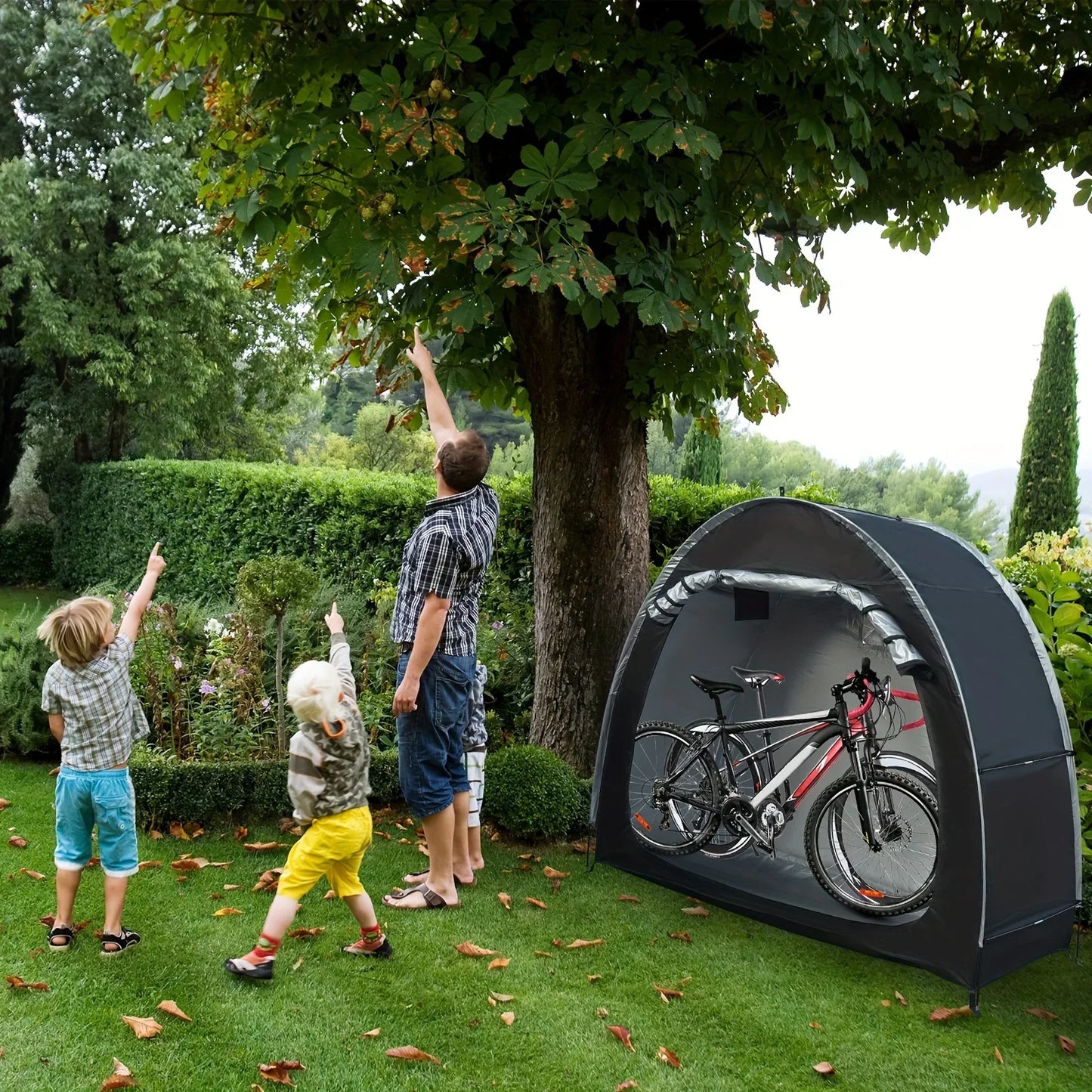 Outdoor Storage /  Bicycle /   Large Space /  Foldable Portable Outdoor Bike Tent /   Waterproof Foldable Bicycle Protective Gear