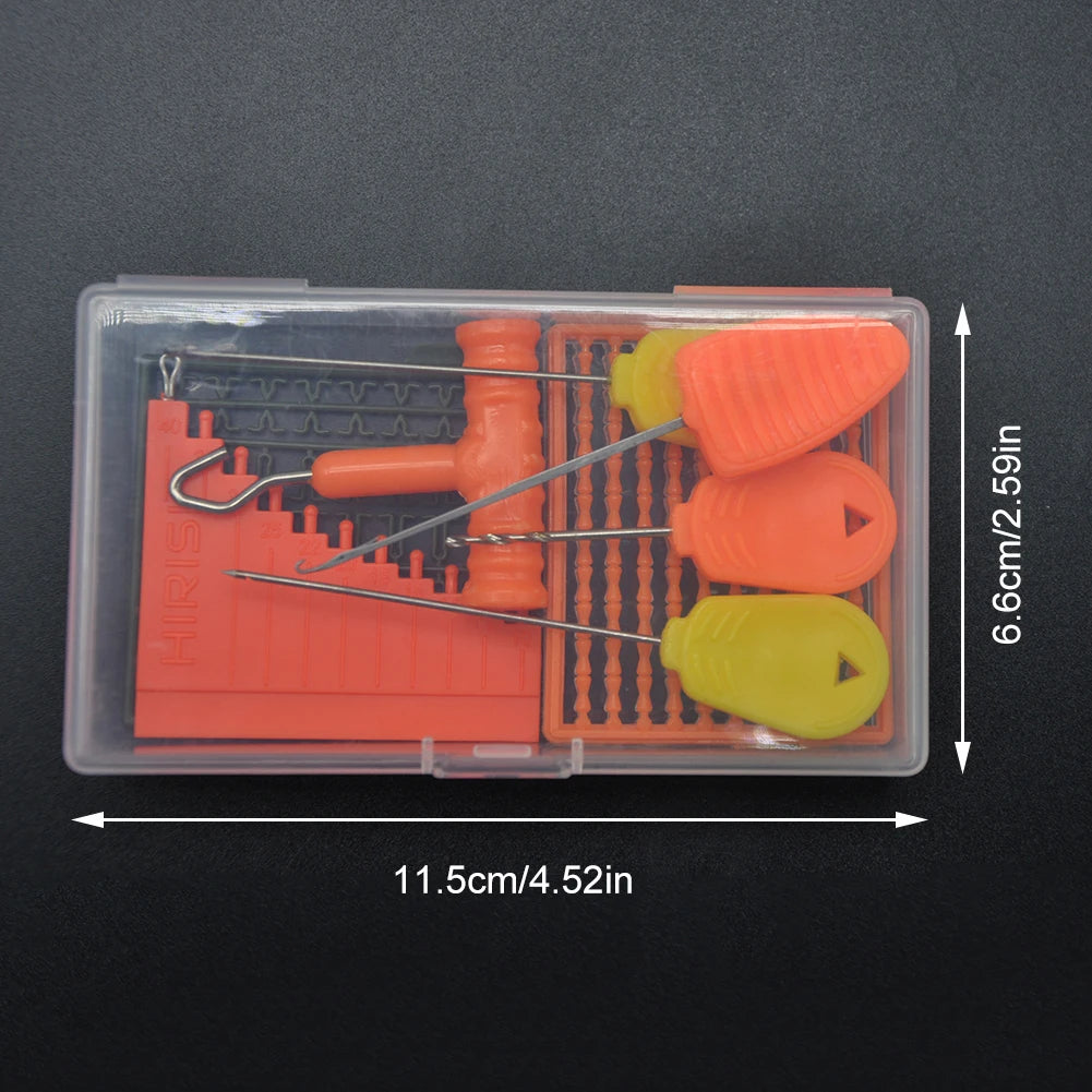 9Pcs Carp Fishing Bait Needle with Box  /  Fishing Bait Needle  /  Tackle Kit /  Baiting Rigging Needle /  Driller  /  Fishing Bait Tools