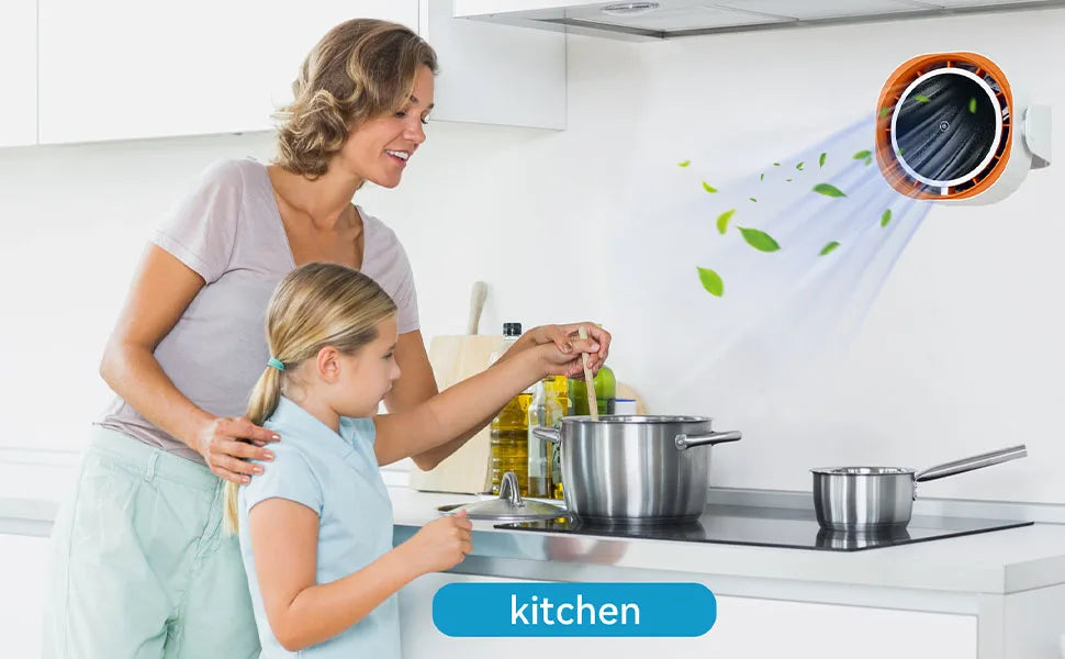 Portable Clip Fan /  Desktop Fan / Touch Screen 360° Adjustable /  3600mAh  / Rechargeable Strong Clamp Fan  / for Home/Office/Travel/Camping