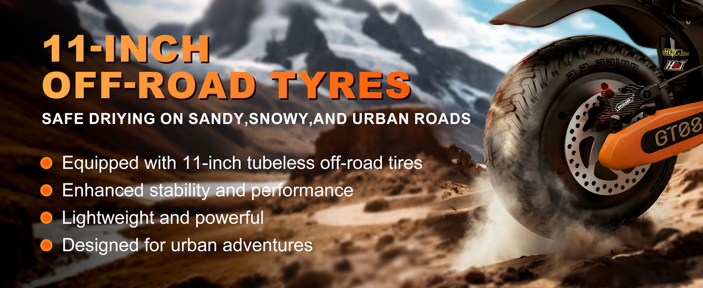 Electric Scooter /  5600W Dual Motor 60V27AH  /  46MPH  /  46Miles Range, / Off-Road Vacuum Tires  /  330LBS Load  /  45°Climbing