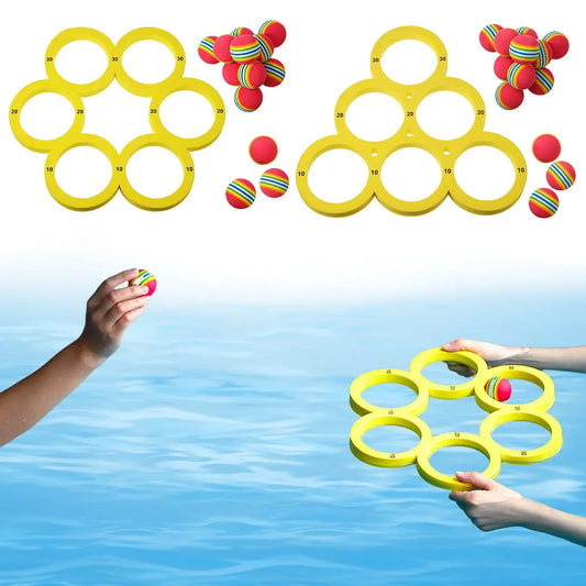 Pool  Games Set  /  10 Balls  /  Water Sports  /  Floating Pool Water Game  /   Kids  /  Adults  /  Swimming Pool Water Game