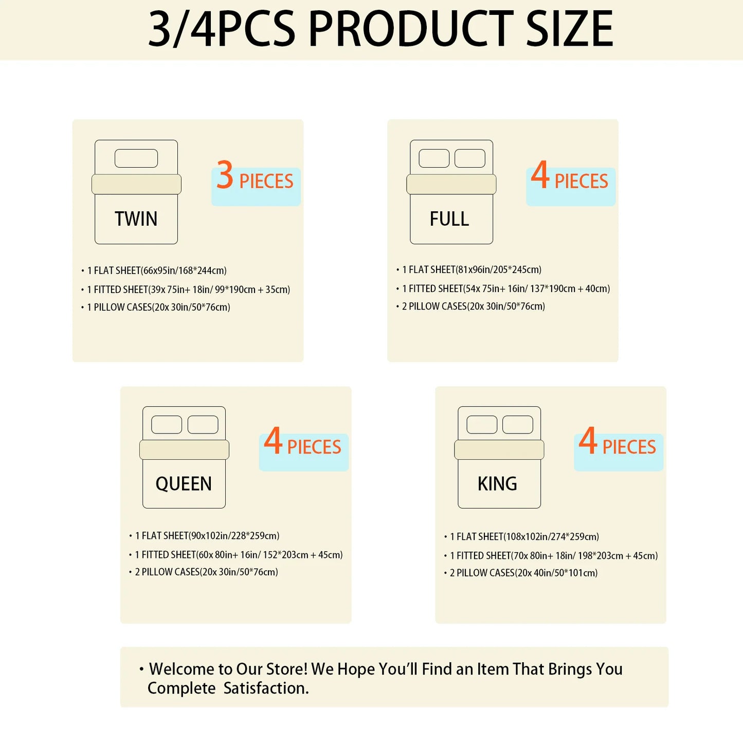 4 Pcs Soft, Solid Color, Fashionable Home Bedding Set / Microfiber / Suitable for All Seasons / 1 Fitted Sheet, 1 Flat Sheet,  2 Pillowcases