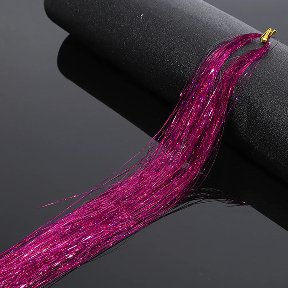 1PC Glitter /  Tinsel / Shiny Fairy Hair /  Sparkling Tinsel  /  Tinsel Hair Extensions /  Women /  Girls /  Hair Accessories /  Cosplay Party /  Costume / Dress -up Play