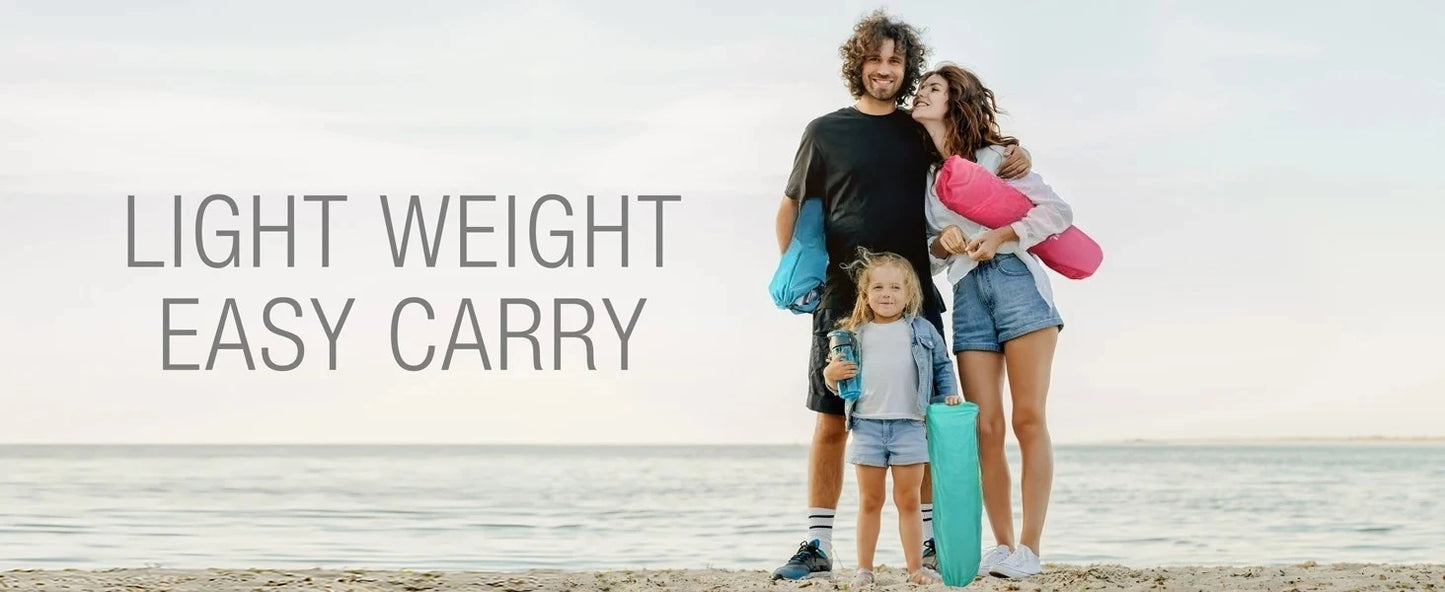 2-Pack High Back Beach Chairs   /  Lightweight Low Seat Camping Chairs with Cup Holder  /  Padded Armrest for Outdoor Beach Camping