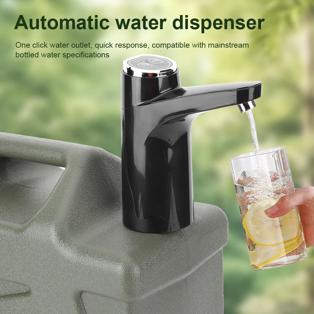 Electric Water Pump  /  USB Rechargeable /  Portable Water Dispenser /   One Key Switch  /  Wireless Water Pumping Device /   Outdoor /  Camping